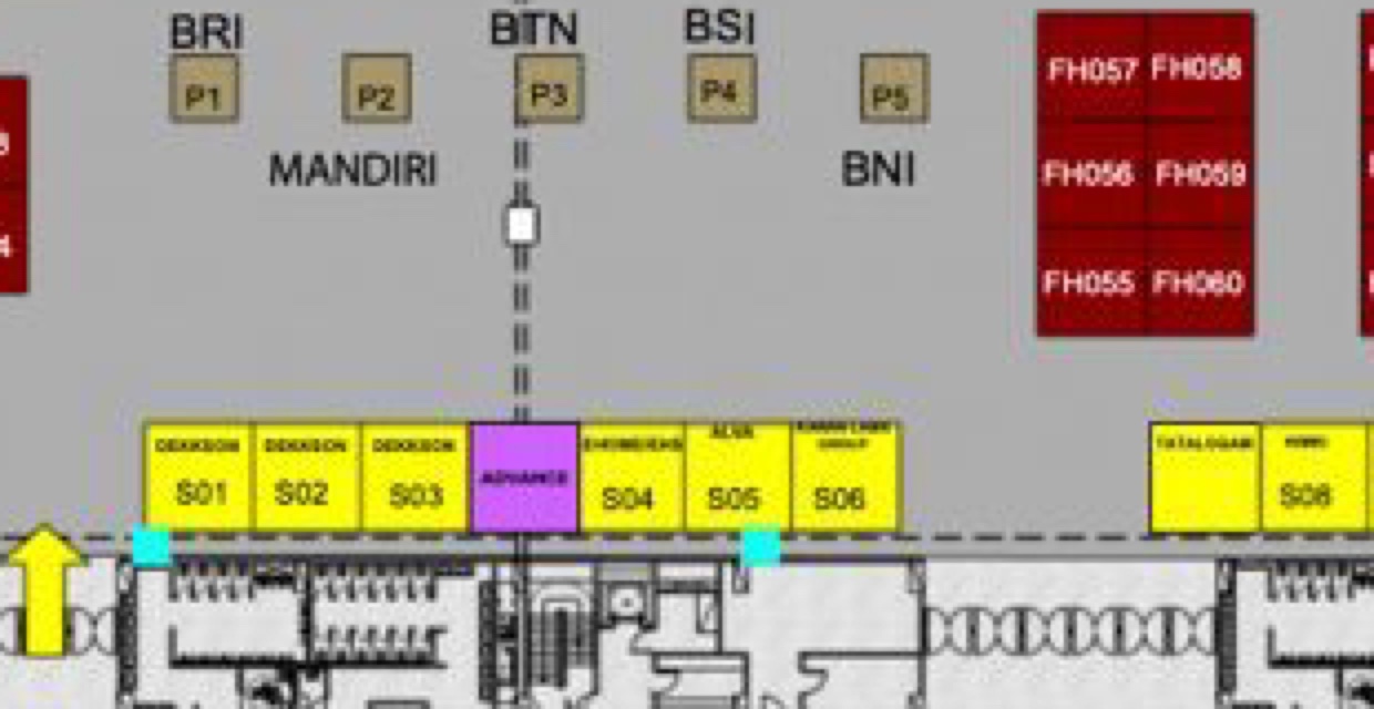 Denah sekitar booth S05